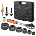 Knockout Punch Set, 12.7 to 50.8mm SLUG-Buster Ratchet Knockout Set, Ratchet Wrench Knockouts Punch Sets for V952-JLBSDKQ245CME5VDO001V0