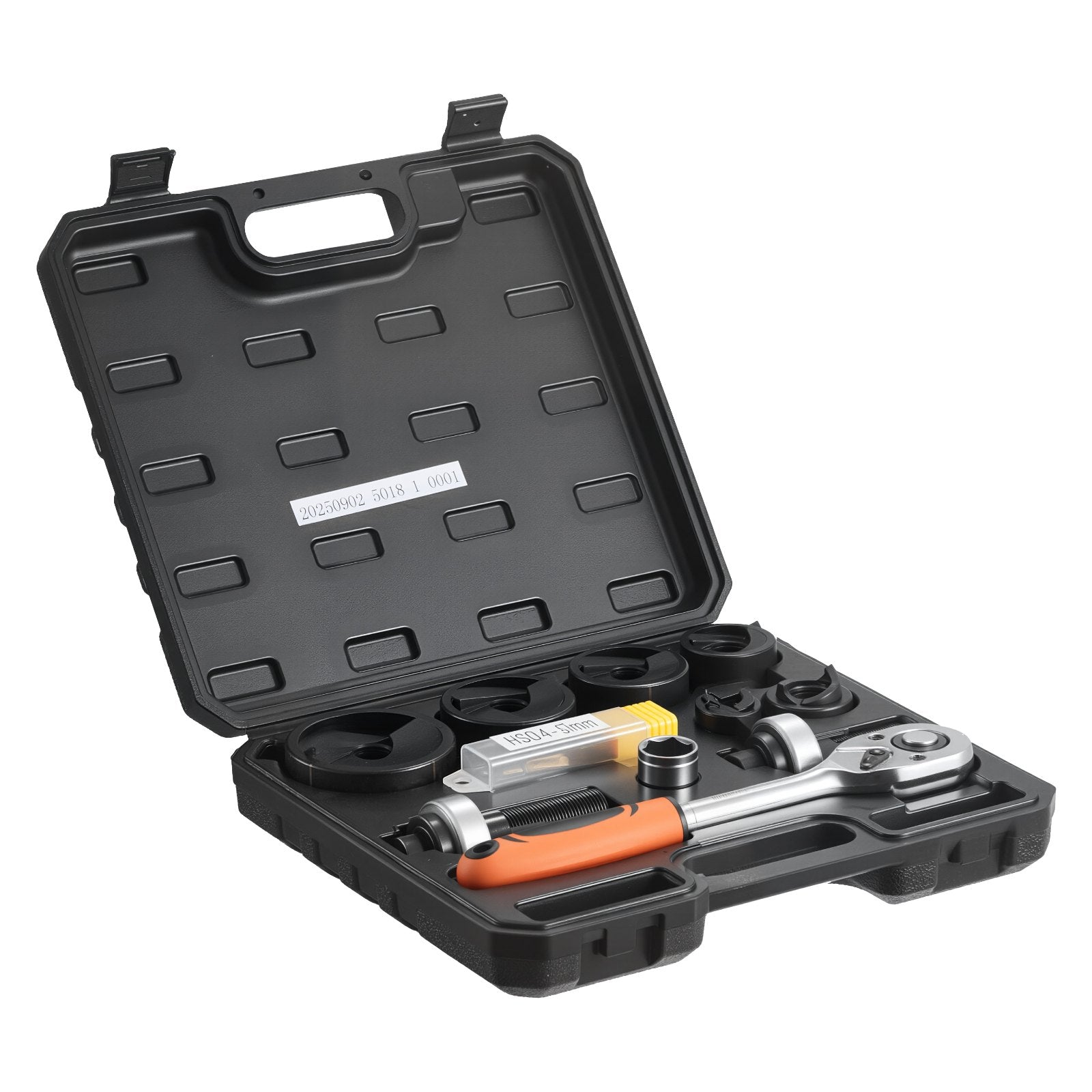 Knockout Punch Set, 12.7 to 50.8mm SLUG-Buster Ratchet Knockout Set, Ratchet Wrench Knockouts Punch Sets for V952-JLBSDKQ245CME5VDO001V0