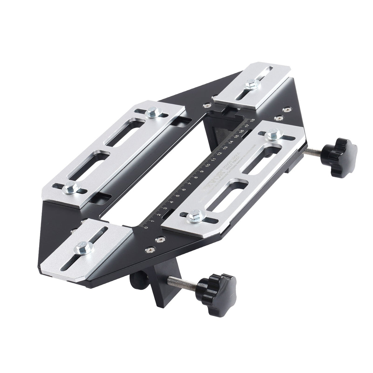 Door Hinge Jig, Aluminum Alloy Woodworking Hole Opener, Slotting Locator, Flexible Wooden Door Hinge Hole V952-JLDWKKQTSJLKNLYWYV0