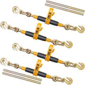 Ratchet Chain Binder, 0.9-1.27 cm Heavy Duty Load Binders, with G80 Hooks 5443 kg Secure Load Limit, V952-JLLJQBJHTS381DUKFV0