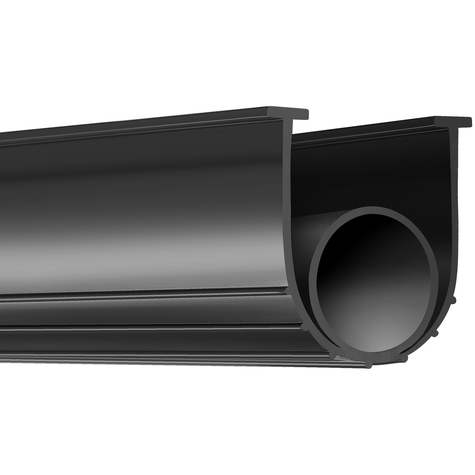 Garage Door Seals Bottom Rubber, U Shape +O Ring Combination Garage Door Bottom Weather Seal, 10ft V952-JLMMMFT10FTWCHZ9AV0