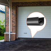 Garage Door Seals Bottom Rubber, U Shape +O Ring Combination Garage Door Bottom Weather Seal, 10ft V952-JLMMMFT10FTWCHZ9AV0