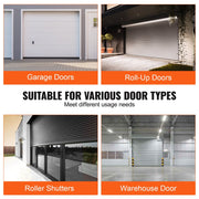 Garage Door Seals Bottom Rubber, U Shape +O Ring Garage Door Bottom Weather Seal with Pre-drilled Aluminum V952-JLMMMFT16FTD1ZPR8V0