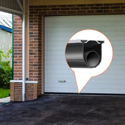 Garage Door Seals Bottom Rubber, U Shape +O Ring Garage Door Bottom Weather Seal with Pre-drilled Aluminum V952-JLMMMFT16FTD1ZPR8V0