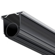 Garage Door Seals Bottom Rubber, U Shape +O Ring Garage Door Bottom Weather Seal with Pre-drilled Aluminum V952-JLMMMFT16FTD1ZPR8V0