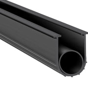 Garage Door Seals Bottom Rubber, U Shape +O Ring Combination Garage Door Bottom Weather Seal, 20ft V952-JLMMMFT20FTW014VWV0