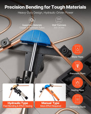 Hydraulic Tubing Bender Kit, 6 mm to 22 mm, Copper Tube Pipe Bender, HVAC Bending Tool Set, 90 degrees Bend, V952-JLSDWGJYYKZXHL1PQ001V0