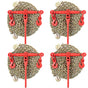 Chain Load Binder, 8 mm Tie Down Kit with 3 Ton Working Load Capacity and Two Grab Hooks, Includes (4) V952-JLSJSJYCLTJTBZX6EV0