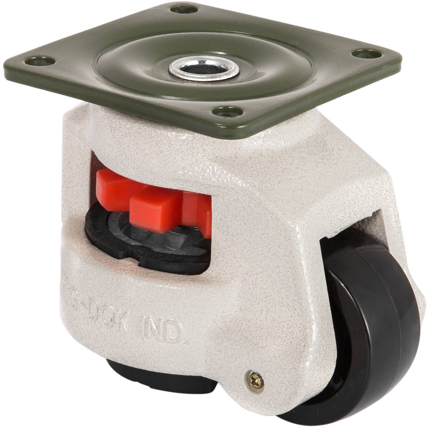 4 Pack Leveling Casters GD-60F Plate Mounted Footmaster Leveling Caster 551kg per Leveling Caster Wheels V952-JLSPTJFML4PCS60F1V0