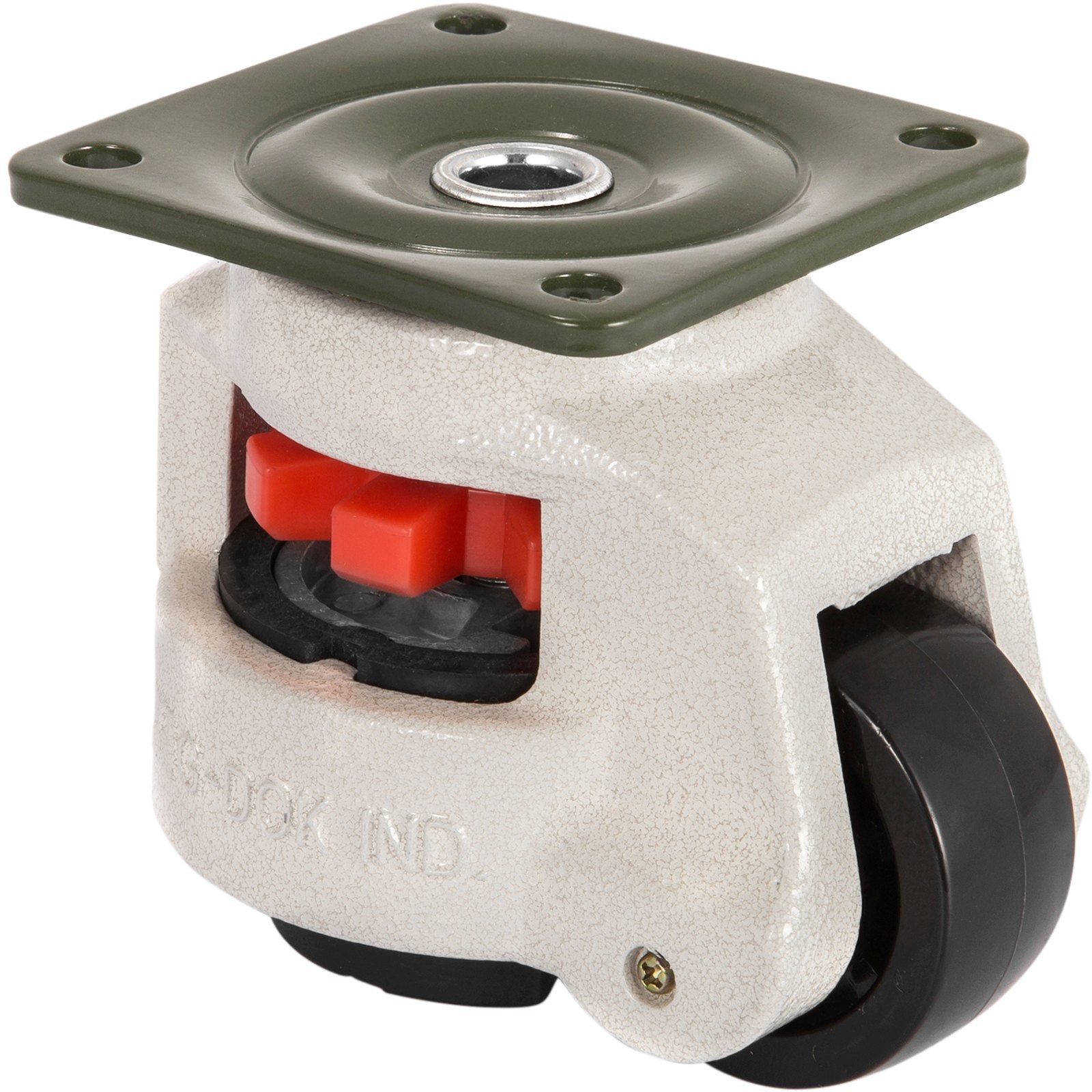 4 Pack Leveling Casters GD-60F Plate Mounted Footmaster Leveling Caster 551kg per Leveling Caster Wheels V952-JLSPTJFML4PCS60F1V0