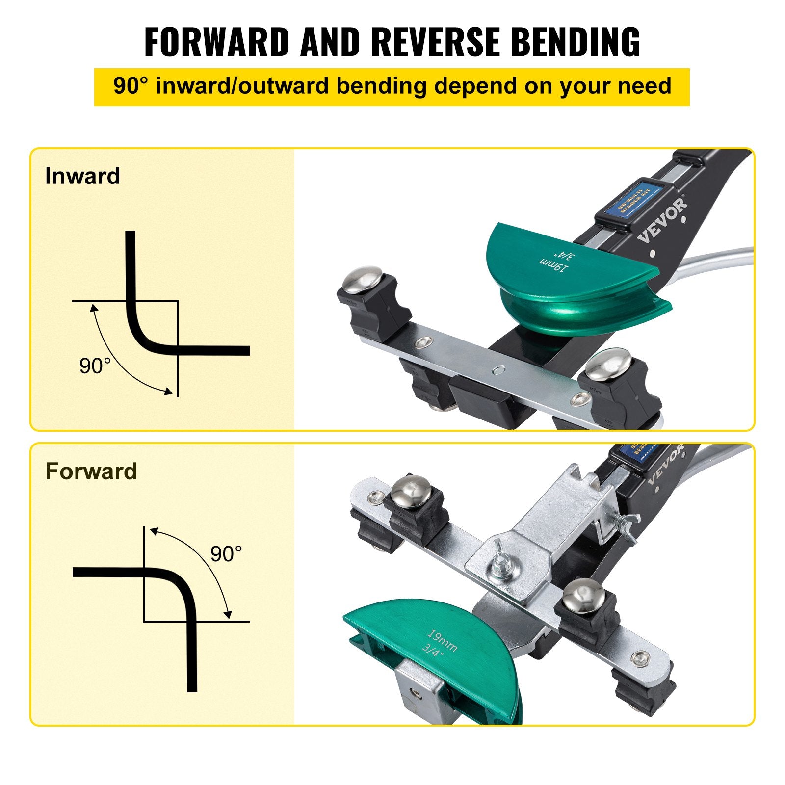 Copper Pipe Bender HVAC Refrigeration Ratcheting Tube Bender 1/4" to 7/8" V952-JLWGJTJZFXBDDPPU3V0