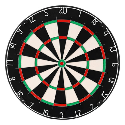 Dart Board, High-Grade Self-Healing Sisal Fiber Dartboard with Staple-Free Bullseye, Blade Wire & Rotating V952-JMFBPFZJM1357B09N001V0