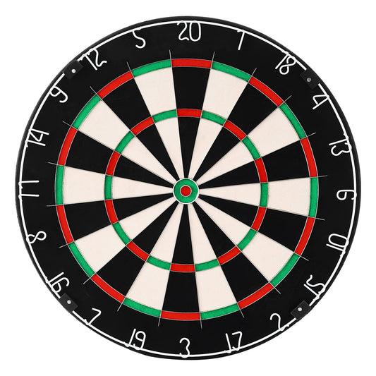 Dart Board, High-Grade Self-Healing Sisal Fiber Dartboard with Staple-Free Bullseye, Blade Wire & Rotating V952-JMFBPFZJM1357B09N001V0