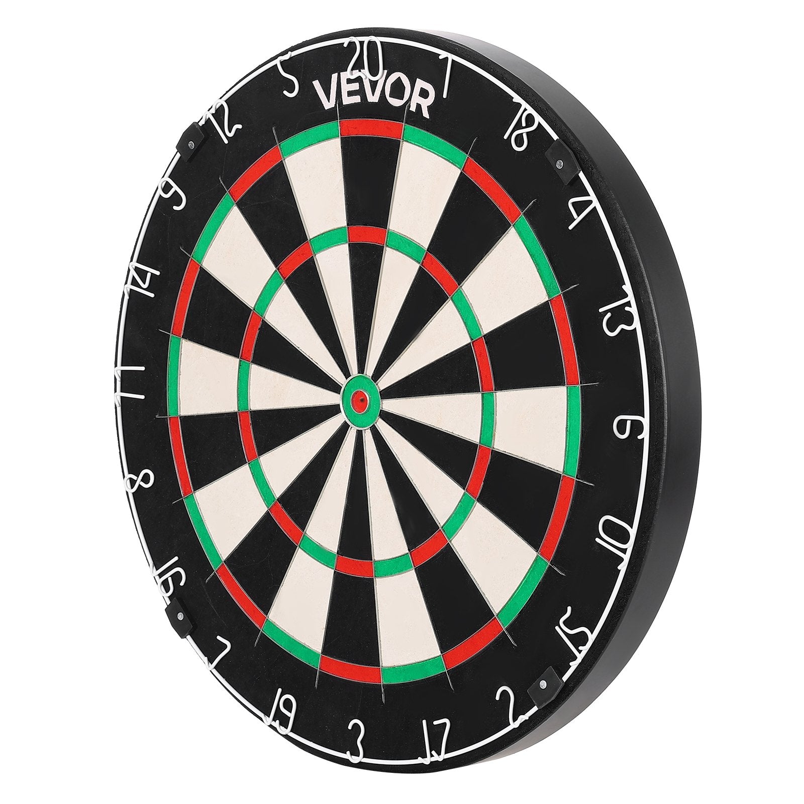 Dart Board, High-Grade Self-Healing Sisal Fiber Dartboard with Staple-Free Bullseye, Blade Wire & Rotating V952-JMFBPFZJM1357B09N001V0