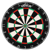 Dart Board, High-Grade Self-Healing Sisal Fiber Dartboard with Staple-Free Bullseye, Blade Wire & Rotating V952-JMFBPFZJM1357B09N001V0