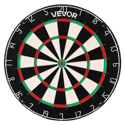Dart Board, High-Grade Self-Healing Sisal Fiber Dartboard with Staple-Free Bullseye, Blade Wire & Rotating V952-JMFBPFZJM1357B09N001V0