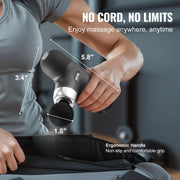 Massage Gun Deep Tissue, Percussion Muscle Massager for Athletes - with 4 Speed Levels & 4 Massage Heads, V952-JMQ3000RPMMN4DPXMV9