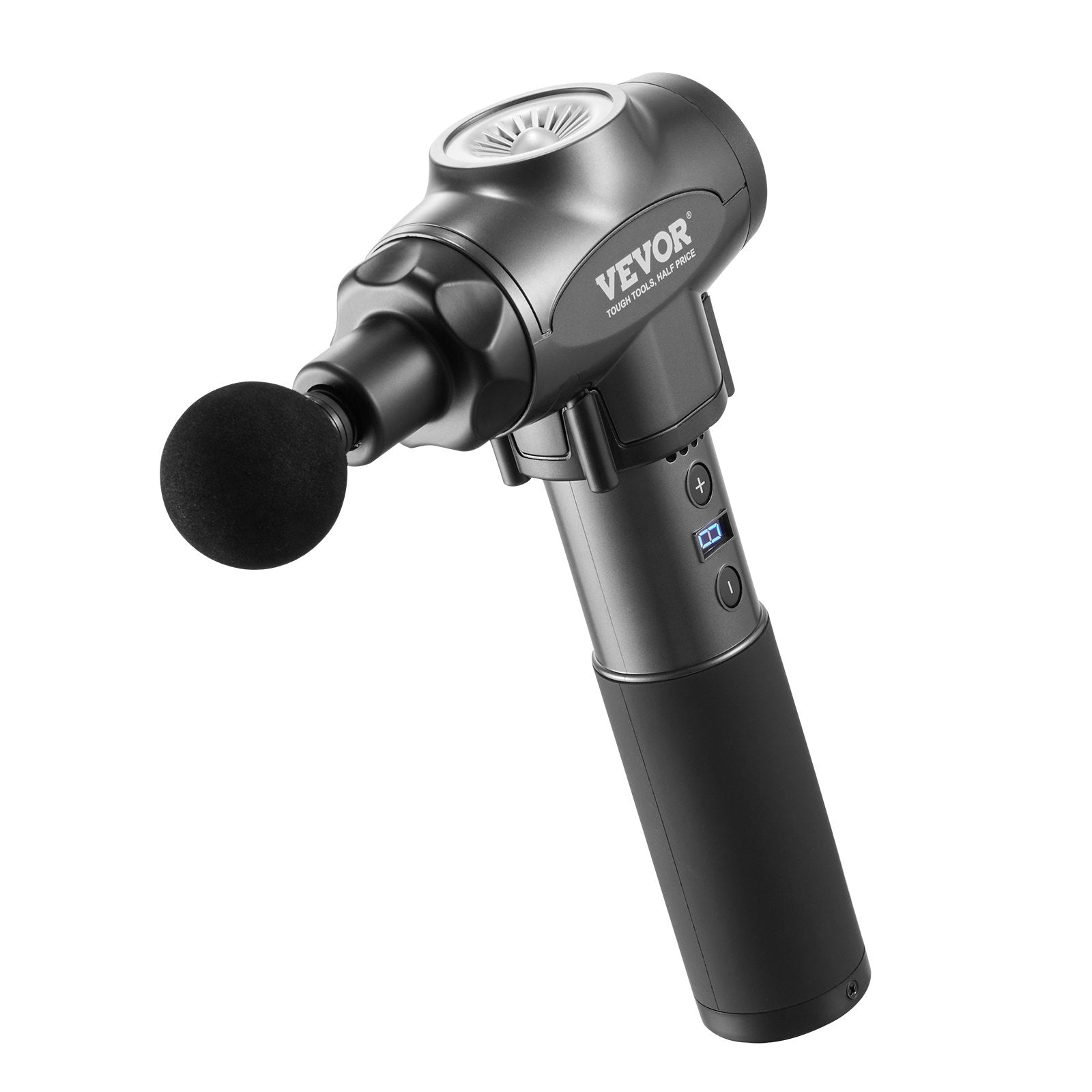 Massage Gun Deep Tissue, Percussion Muscle Massager for Athletes - with 9 Speed Levels & 6 Massage Heads, 24V V952-JMQ3200RPMTXMLCT3V3