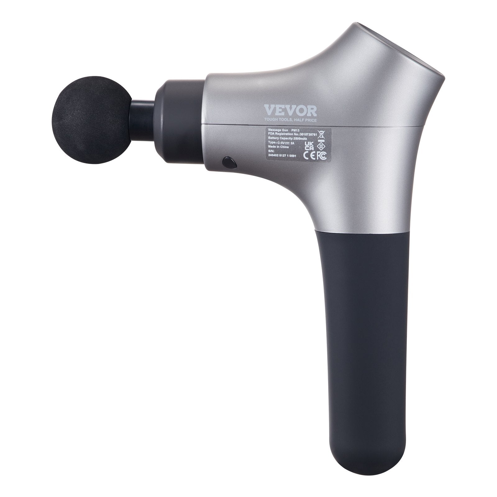 Massage Gun Deep Tissue, Percussion Muscle Massager for Athletes - with 6 Speed Levels & 4 Massage Heads, 12V V952-JMQ3200RPMXX3S7QDV9