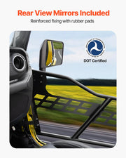 Jeep Tube Doors, 2-Door, Hunting Style Jeep Tubular Door with Heavy-Duty Hinges & OE Latch, Jeep Doors with V952-JPCGM2M1824J98Q28V0