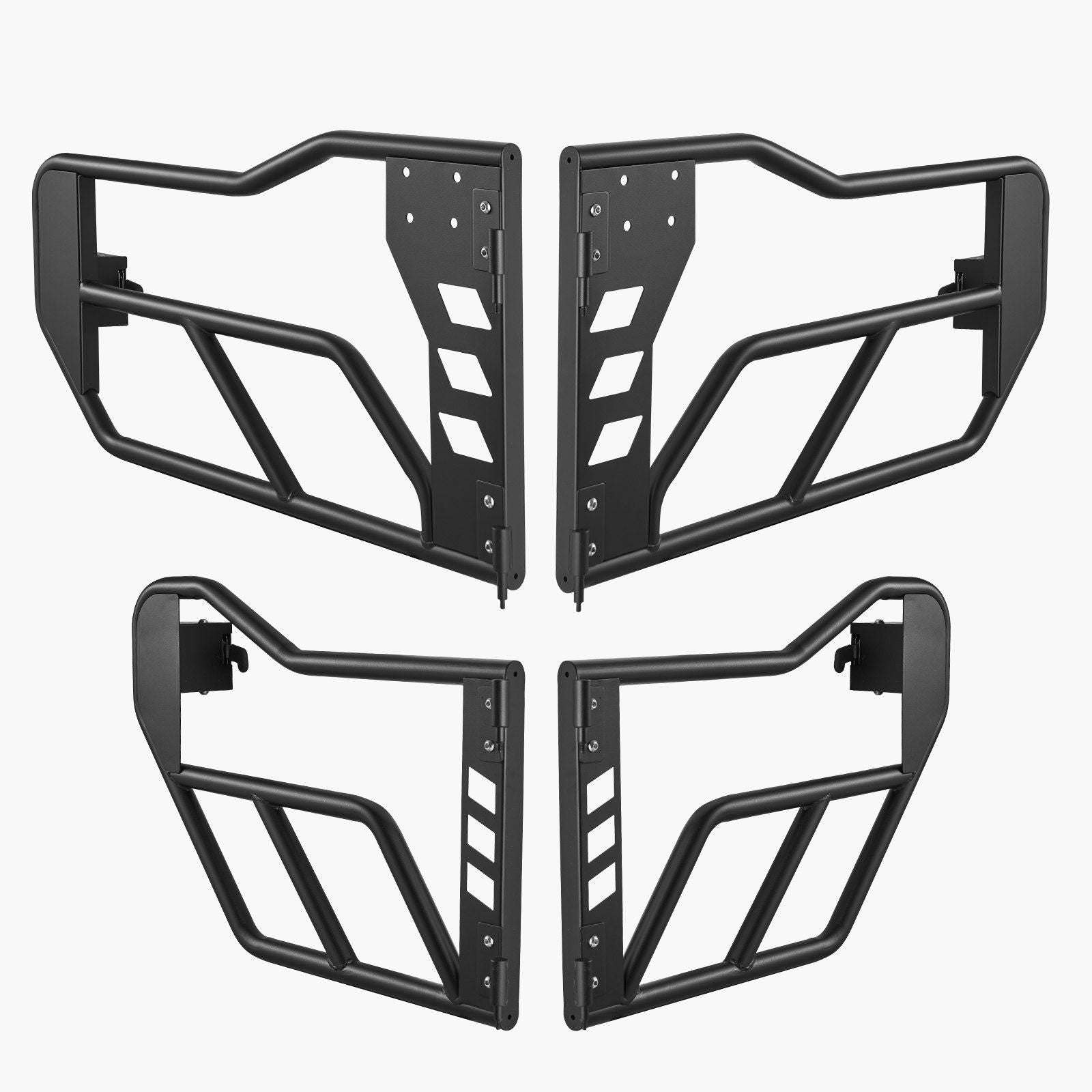 Jeep Tube Doors, 4-Door, Adventure Style Jeep Tubular Door with Heavy-Duty Hinges & OE Latch, Jeep Doors with V952-JPCGM4M0718JCFINCV0