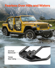 Jeep Tube Doors, 4-Door, Adventure Style Jeep Tubular Door with Heavy-Duty Hinges & OE Latch, Jeep Doors with V952-JPCGM4M0718JCFINCV0