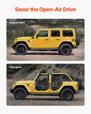 Jeep Tube Doors, 4-Door, Hunting Style Jeep Tubular Door with Heavy-Duty Hinges & OE Latch, Jeep Doors with V952-JPCGM4M0718JHPWJ8V0