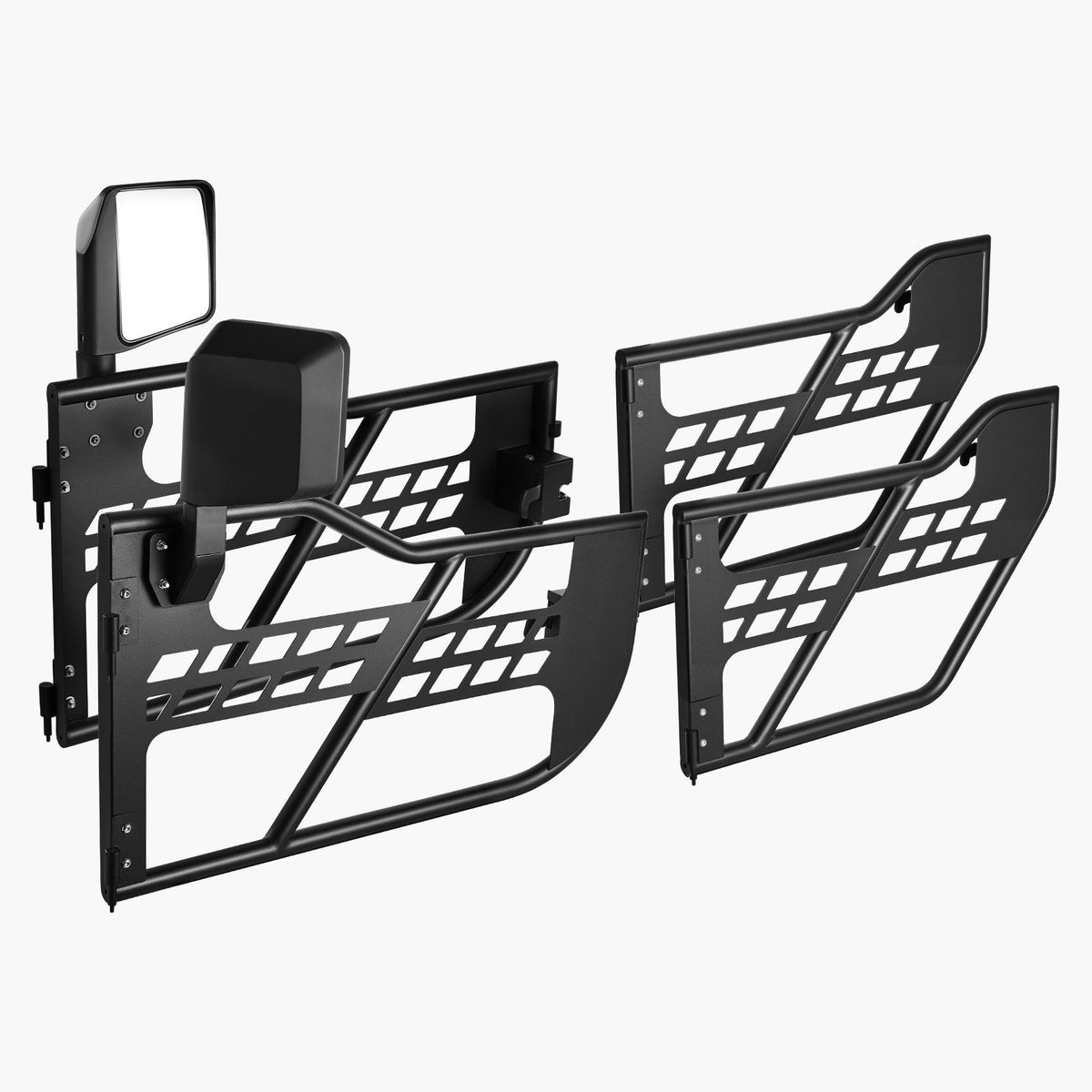 Jeep Tube Doors, 4-Door, Hunting Style Jeep Tubular Door with DOT Certified Rear View Mirrors, Jeep Doors V952-JPCGM4M1824JEOK0NV0