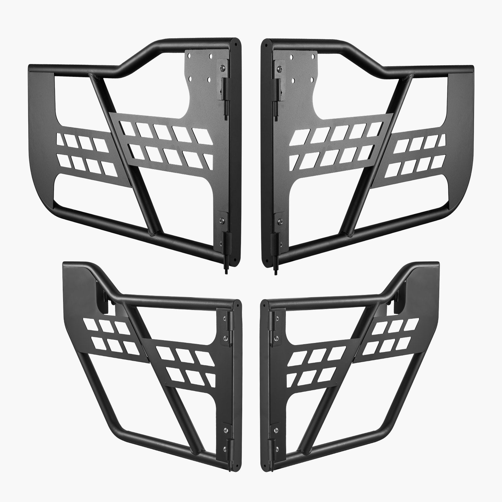 Jeep Tube Doors, 4-Door, Hunting Style Jeep Tubular Door with Heavy-Duty Hinges & OE Latch, Jeep Doors with V952-JPCGM4M1824JW26JAV0