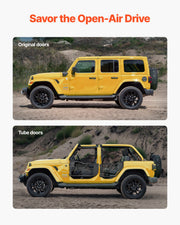 Jeep Tube Doors, 4-Door, Hunting Style Jeep Tubular Door with Heavy-Duty Hinges & OE Latch, Jeep Doors with V952-JPCGM4M1824JW26JAV0