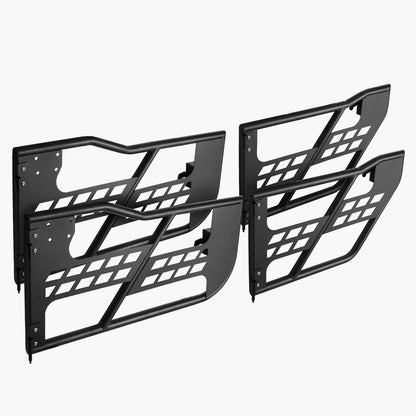 Jeep Tube Doors, 4-Door, Hunting Style Jeep Tubular Door with Heavy-Duty Hinges & OE Latch, Jeep Doors with V952-JPCGM4M1824JW26JAV0