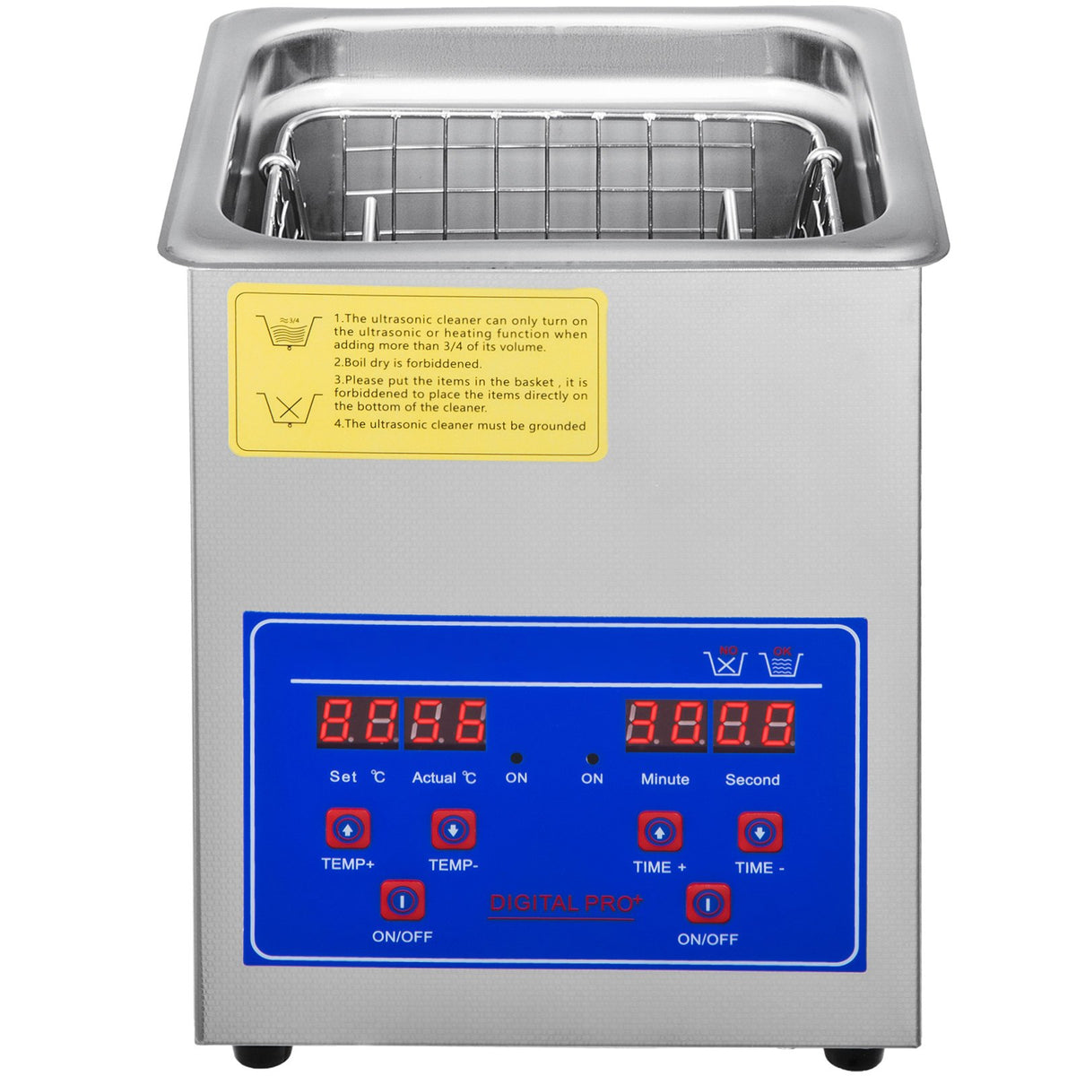 Ultrasonic Cleaner 2L Jewelry Cleaning with Digital Timer Ultrasonic Cleaning Machine for Jewellery Rings V952-JPS-10ACSBQXJ0001V3