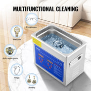 Ultrasonic Cleaner Machine 3L Stainless Steel Ultrasonic Cleaning Machine Digital Heater Timer Jewelry V952-JPS-20ACSBQXJ0001V3