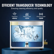 Brand New 6 Liter Stainless Steel Digital Ultrasonic Cleaner w/ Bracket & Drainage System V952-JPS-30ACSBQXJ0001V3