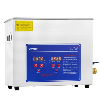 Brand New 6 Liter Stainless Steel Digital Ultrasonic Cleaner w/ Bracket & Drainage System V952-JPS-30ACSBQXJ0001V3