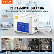 Ultrasonic Cleaner 10L Jewelry Cleaning with Digital Timer Ultrasonic Cleaning Machine for Jewellery Rings V952-JPS-40ACSBQXJ0001V3