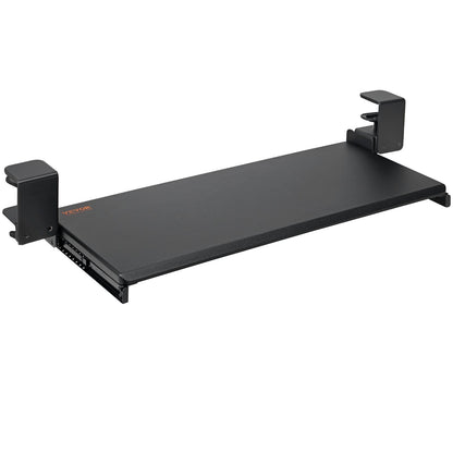 Clamp on Keyboard Tray Under Desk, Desk Keyboard Tray Slide out with Sturdy No-drill C Clamp Mount, Large V952-JPTPMDF00000QA5K5V0