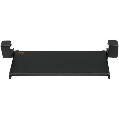 Clamp on Keyboard Tray Under Desk, Desk Keyboard Tray Slide out with Sturdy No-drill C Clamp Mount, Large V952-JPTPMDF00000QA5K5V0