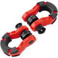 D-Ring Shackle, 2 Pack 19.05 mm Alloy Steel Shackles 30 Ton Break Strength with 22 mm Screw Pin, Isolators & V952-JPXKLSHJG34YTN0H5V0