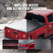 Truck Bed Cover, Roll Up Truck Bed Tonneau Cover, Compatible with 2014-2024 Chevy Silverado / GMC Sierra V952-JQSKCHBXGJQSXY6WBV0