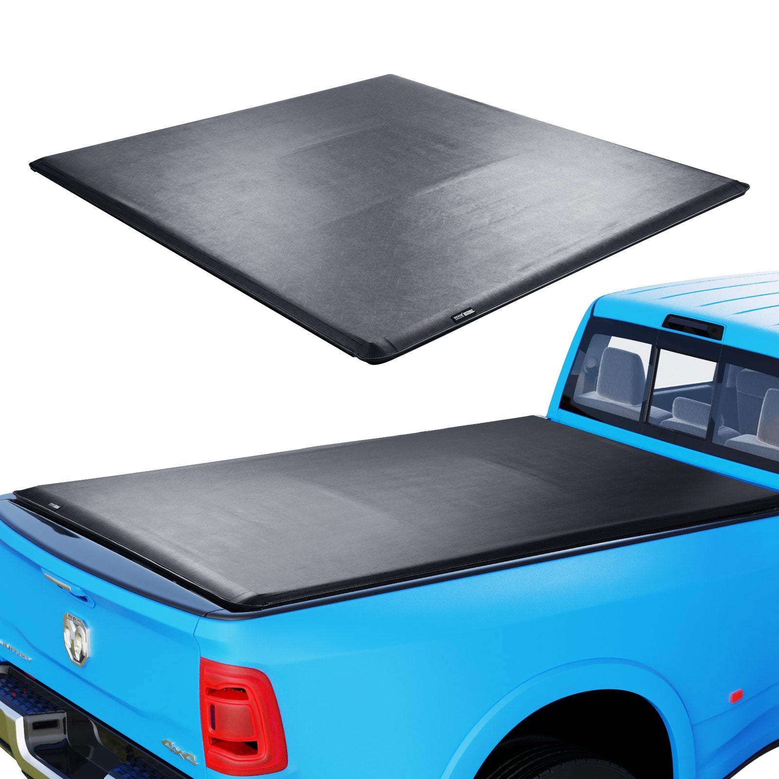 Truck Bed Cover, Roll Up Truck Bed Tonneau Cover, Compatible with 2002-2018 Dodge Ram 1500, 2003-2024 2500 V952-JQSKCHBXGJQSYTYBSV0