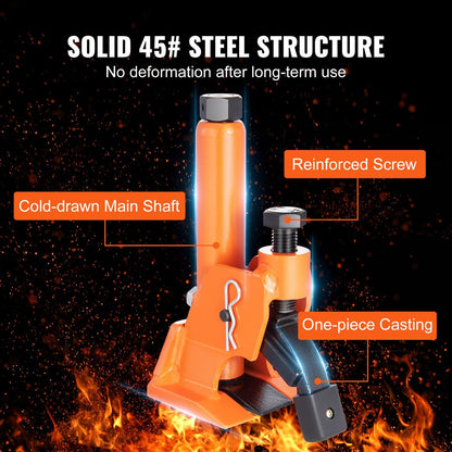 Manual Tire Bead Breaker, 96.5-106.7 mm Tires Changer Tool with Rubber Pad, Protect Aluminum Alloy Hubs, V952-JQSTQPSJLHJLGPSH8V0