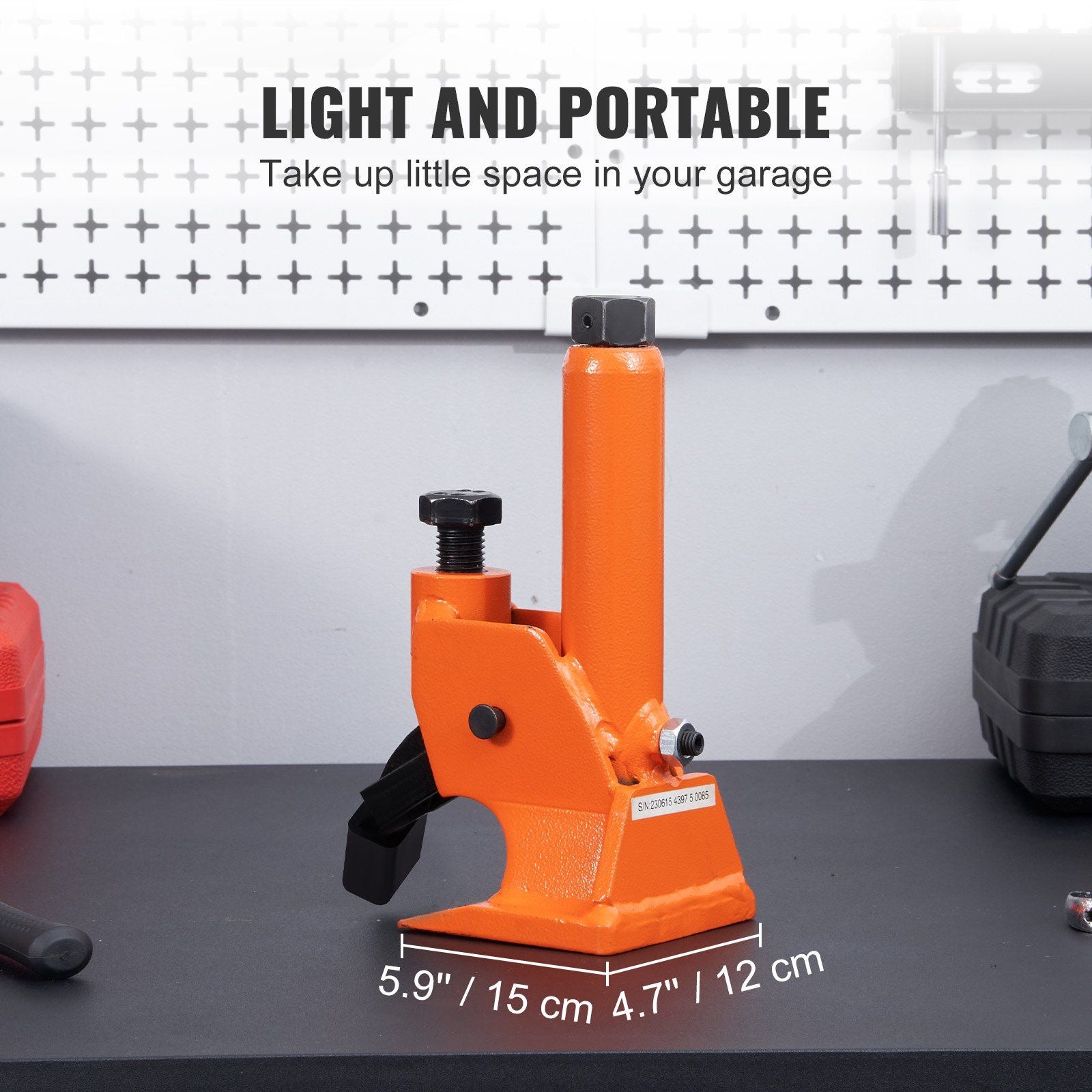 Manual Tire Bead Breaker, 96.5-106.7 mm Tires Changer Tool with Rubber Pad, Protect Aluminum Alloy Hubs, V952-JQSTQPSJLHJLGPSH8V0