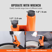 Manual Tire Bead Breaker, 96.5-106.7 mm Tires Changer Tool with Rubber Pad, Protect Aluminum Alloy Hubs, V952-JQSTQPSJLHJLGPSH8V0