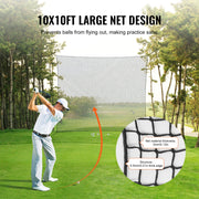 10x10ft Golf Practice Net Indoor Hitting Net for Baseball Hockey Soccer V952-JQW10X10YCDWM48OPV0