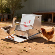Automatic Chicken Feeder, 18.14 kg Capacity, Rainproof Treadle Poultry Feeder with Lockable Lid, No Waste, V952-JQWLQ40LBSZDYWBXU001V0