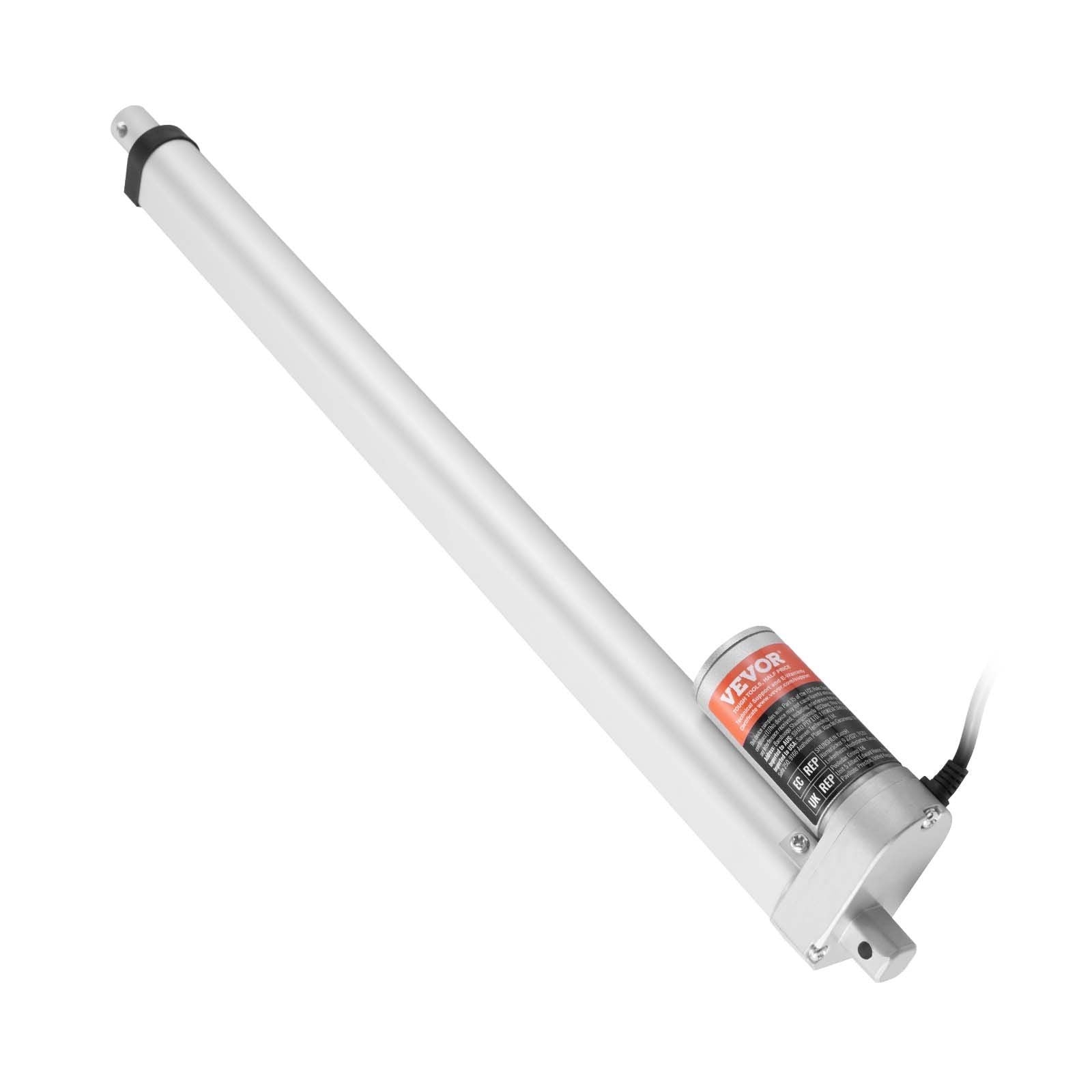 Linear Actuator 12V, 18 Inch High Load 330lbs/1500N Linear Actuator, 0.19"/s Linear Motion Actuator with V952-JQXXXZXQ18INN6V9SV9