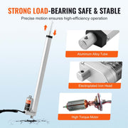 Linear Actuator 12V, 18 Inch High Load 330lbs/1500N Linear Actuator, 0.19"/s Linear Motion Actuator with V952-JQXXXZXQ18INN6V9SV9