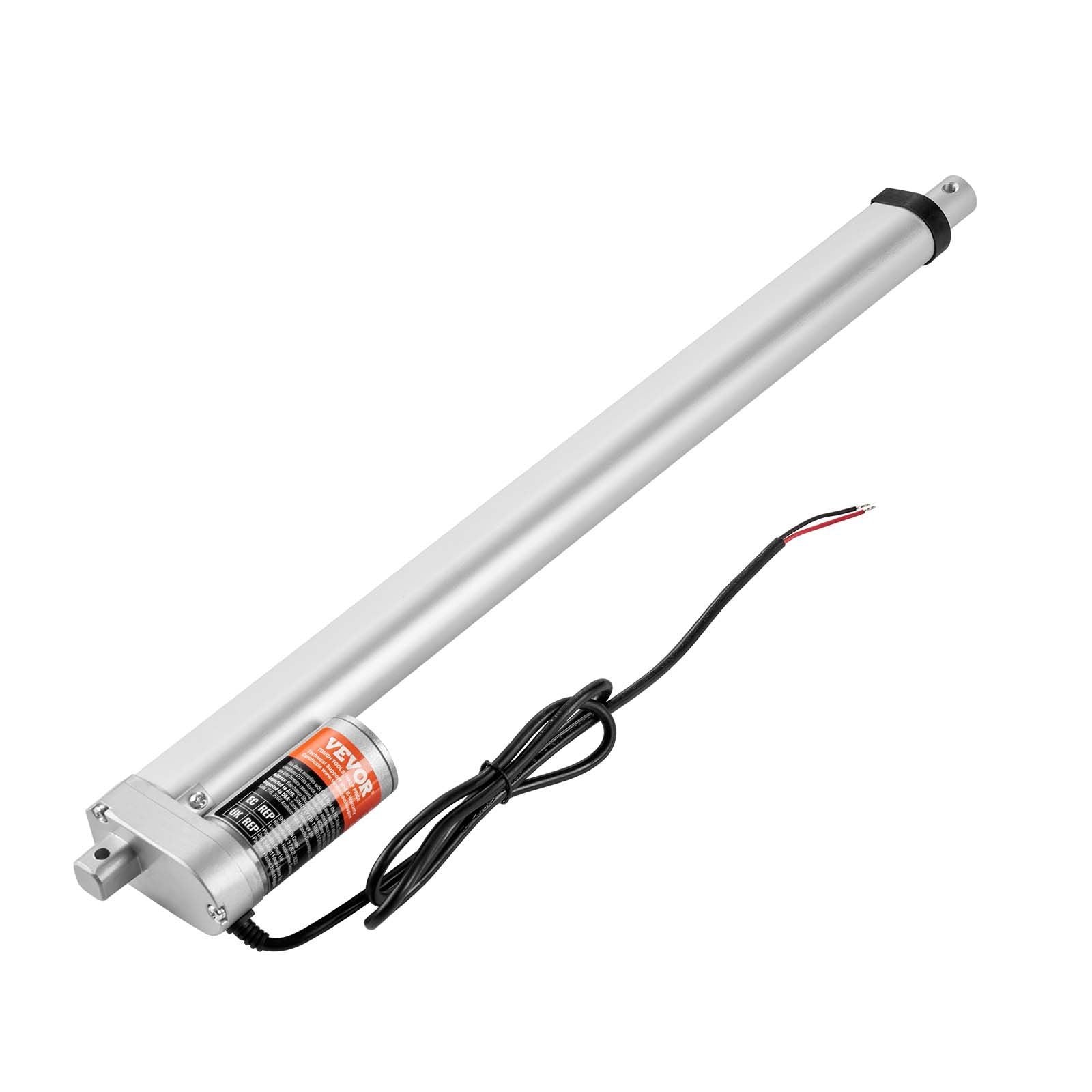 Linear Actuator 12V, 18 Inch High Load 330lbs/1500N Linear Actuator, 0.19"/s Linear Motion Actuator with V952-JQXXXZXQ18INN6V9SV9