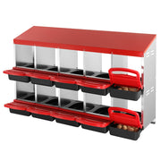 10-Compartment Chicken Nest Box Mental Box with Inclined Nesting Boxes V952-JSCDX3045INCT4Y3WV0